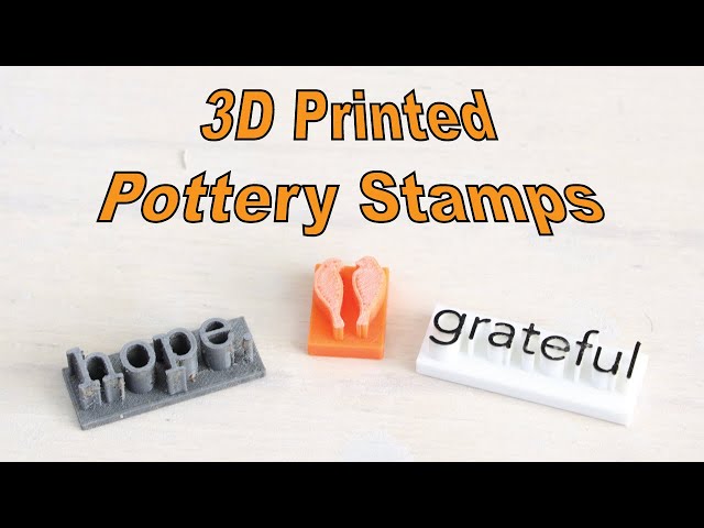 How to Make Clay Stamps for Pottery with a 3D Printer - Part 1: Illustrator  