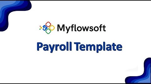 How to Set Up Payroll Templates in Myflowsoft | HRMS Payroll Configuration Guide