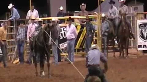 Mitch Rinehart placing in 2012 Ocala, FL PRCA