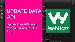 Belajar React JS : Update Data API Part 1