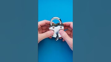Can you open this padlock puzzle To help with the puzzle,  #shorts