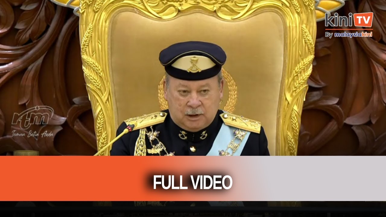 [Full Video] His Majesty Sultan Ibrahim's royal address at opening of new parliamentary session