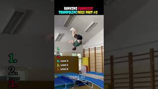 Trampoline Fails part#2 #hilariousfails #Trampoline #funny #shorts