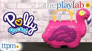 Polly Pocket Flamingo Party Playset from Mattel | Play Lab