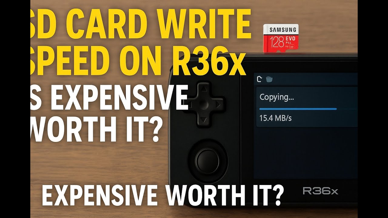 🎮 [Real Test] SD Card Write Speed on R36x – Is Expensive Worth It ...