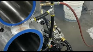 Omega 1 engine running
