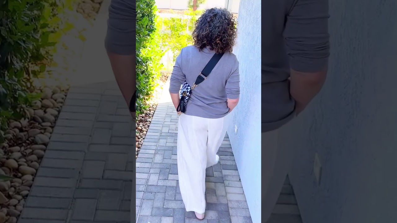 STOP Wearing Uncomfy Work Pants! My Cashmere Top + Linen Pants Hack