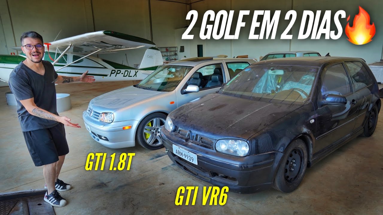 FUI BUSCAR MEU GOLF MK4 VR6 COM MEU MK4 GTI * comprei 2 Golfs em 2 dias* MAIS RARO DO BRASIL!?😱