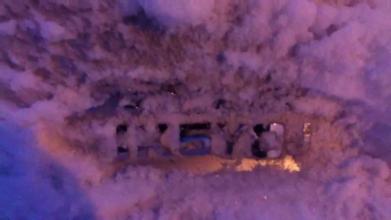 IK5YOJ Joe's car buried by fresh snow