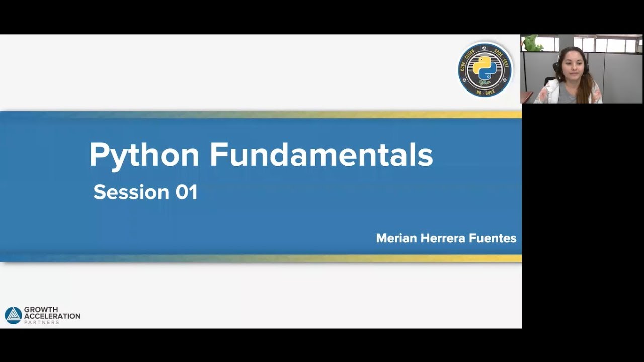 Python Fundamentals Training - Session 1 - YouTube