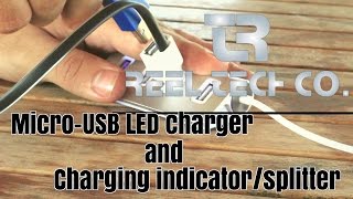 Celebrity LED cable charger/OTG charger spliter - Reel Tech Co. Product review Profile