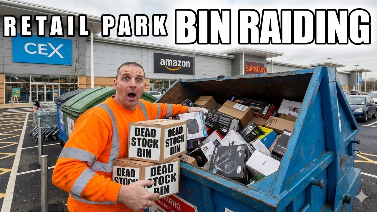DUMPSTER DIVING UK RETAIL PARKS, LIVING OFF WASTE £££