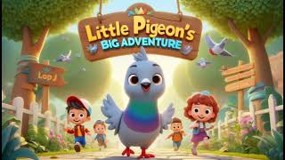 "Little Pigeon’s Big Adventure | Fun Kids’ Cartoon Song | Explore the Sky! with Lyrics