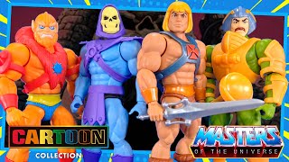 Masters of the Universe Cartoon Collection HeMan Skeletor ManAtArms Beast Man Mattel #review