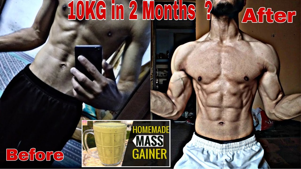 How to Gain 10KGs in 2 Months naturally 2 min Mass Gainer Shake recipe YouTube