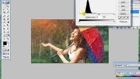 How To Create Rain Effect bangla tutorial in adobe photoshop 7