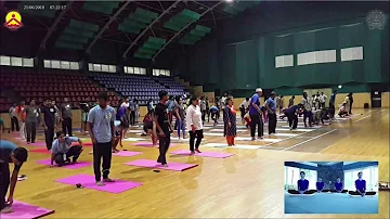 Recording of Live Stream (Common Yoga Protocol at IITB)