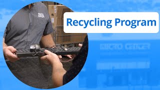 Micro Center's Electronics Recycling Program