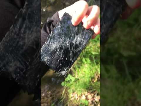 Angry kid smashed his phone