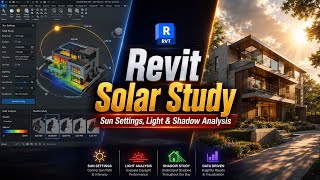 Revit Solar Study: Sun Settings, Light & Shadow Analysis