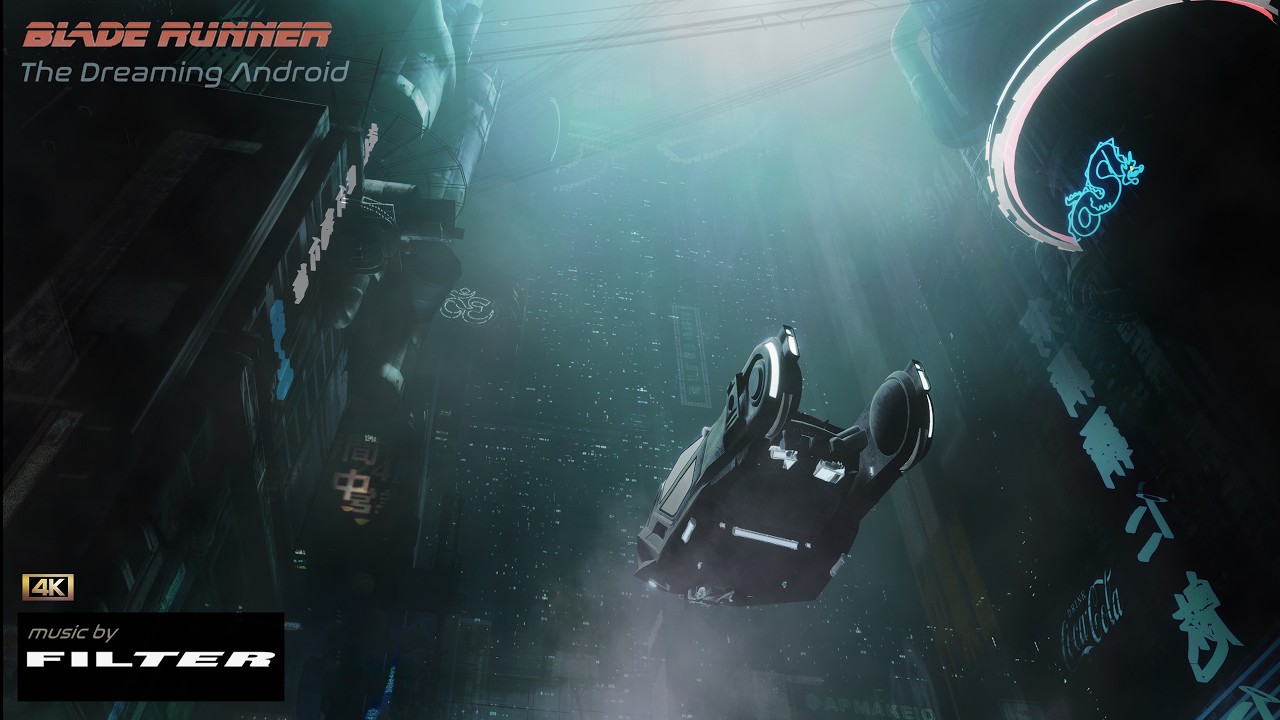 First Blade Runner Android Blade Runner | THE DREAMING ANDROID | 4K AMBIENCE for work study and ...