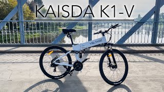 KAISDA K1 V - testovací jízda na pohodovém e-biku. 🚲