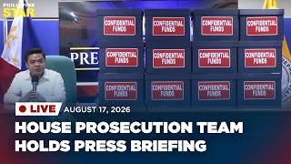 LIVESTREAM: House prosecution panel holds press briefing after impeachment trial (August 17, 2026)
