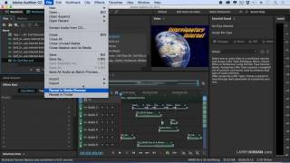 Move Projects Into and Out of Adobe Audition CC
