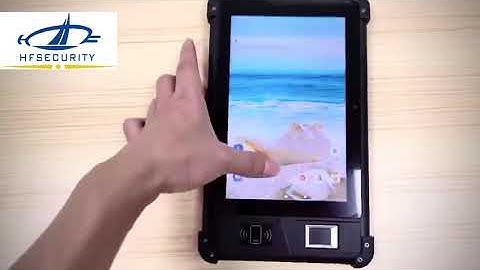 FP08 Android 9 0 fingerprint tablet