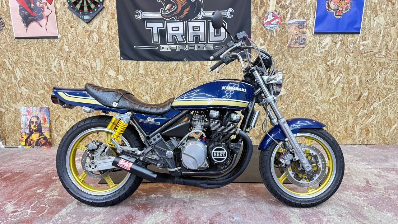Sold 1991 Zephyr 400, 35,907km, short pipes, completely repainted