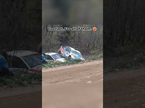 Crash After Crash: Rally Chaos Caught on Camera!🤯 #rally