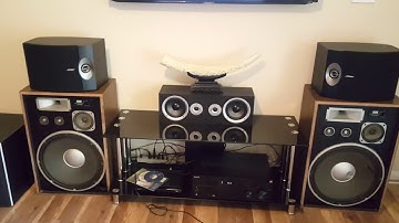 TECHNICS SL-1300 TURNTABLE / SPEAKERS / VINYL RECORD ( PART 1)