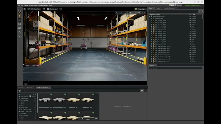 SimReady Assets Tutorial: Drag & Drop in Isaac Sim