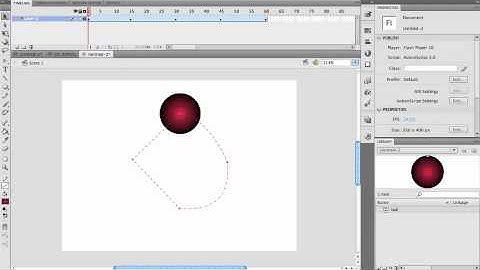 Flash CS5: Orbiting or moving an object in a circular pattern