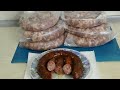 домашняя мясная колбаса под заморозку