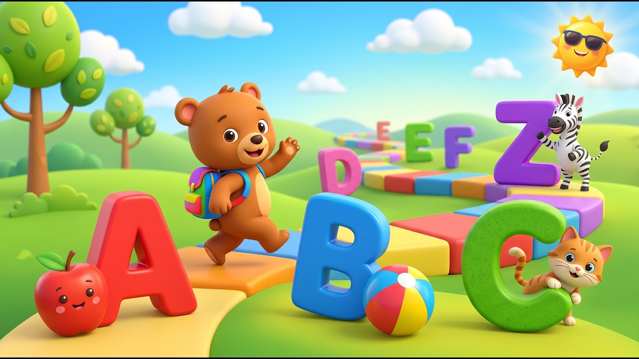 ABC Alphabet Fun Song 🔤 | Learn A to Z Letters for Kids | Phonics Sing ...