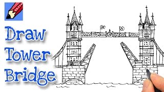 How to draw London's Tower Bridge(Learn how to draw London's Tower Bridge Real Easy with Shoo Rayner, the author of Everyone Can Draw - the book that teaches you how to draw Real Easy!, 2015-05-21T15:00:01.000Z)