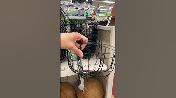 Grab some Dollar Tree hanging baskets and some zip ties… 👀