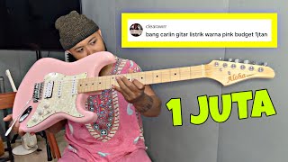 BANG, LOOKING FOR A CHEAP PINK ELECTRIC GUITAR WITH A BUDGET OF 1 MILLION #balesinkomen