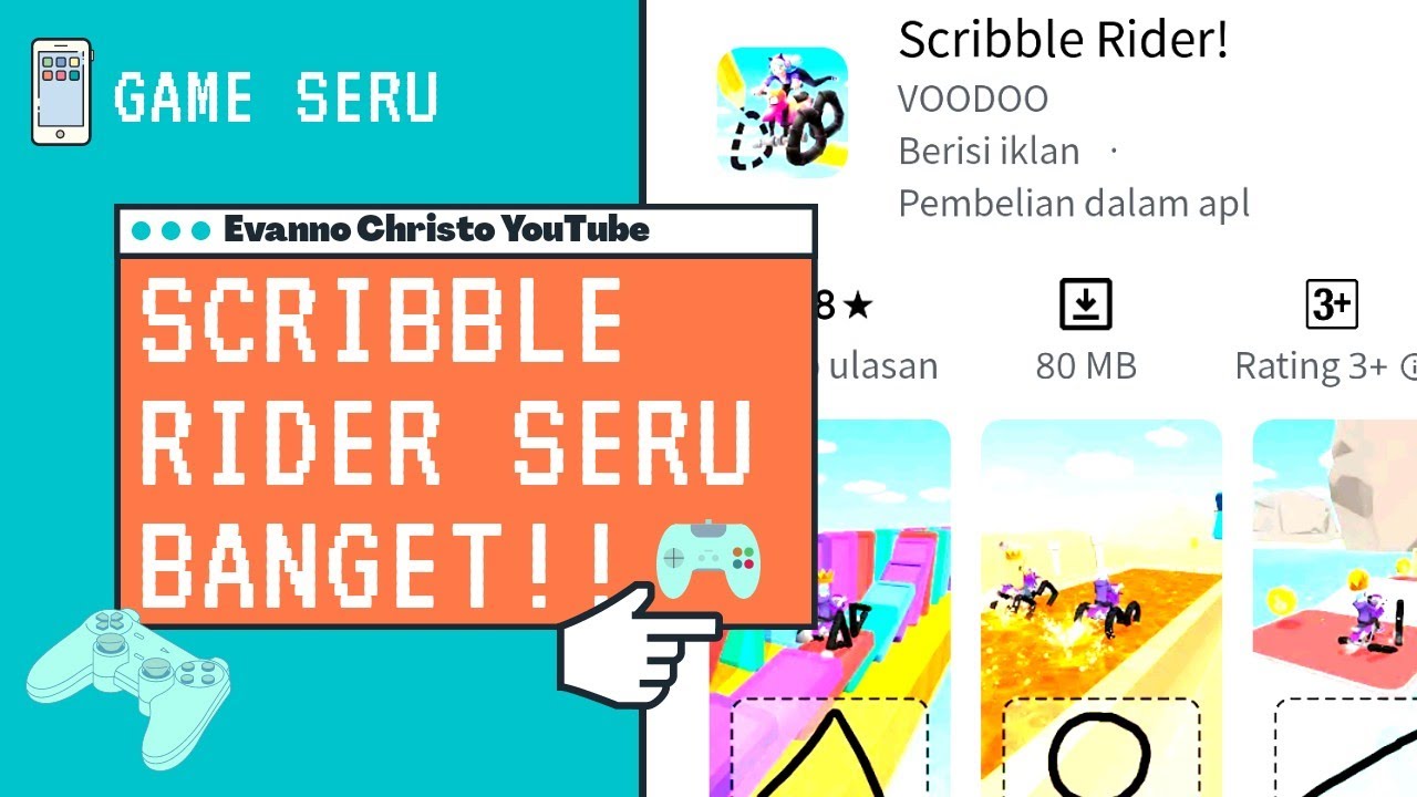 Scribble rider kalian harus instal - YouTube