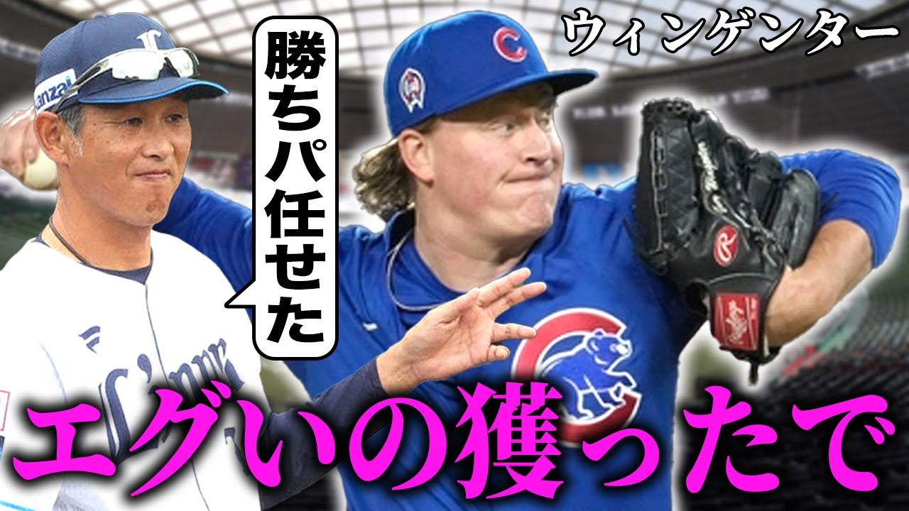 【西武】脅威の奪三振率!ライオンズがウィンゲンターを獲得!!あれ、アブレイユは!?SP【最強救援陣】 YouTube