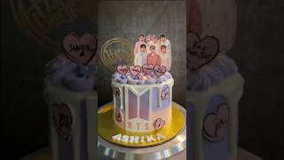 Trending Bts Theme Birthday Cake Bts Birthday Cake Tutorial K Drama & Bts Love Easy Cake Video