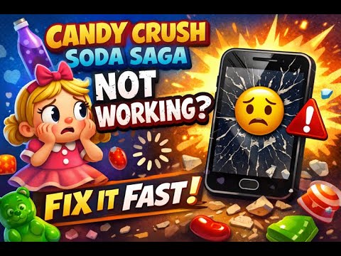 Candy Crush Soda Saga not Working? Fix it Fast! - YouTube