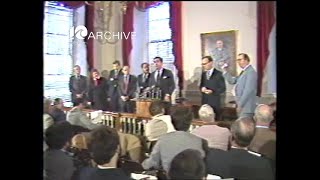WAVY Archive: 1981 Governor-Elect Chuck Robb's Cabinet Choices