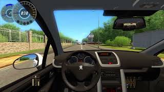 City car driving 2.2.7  mod peugeot 207