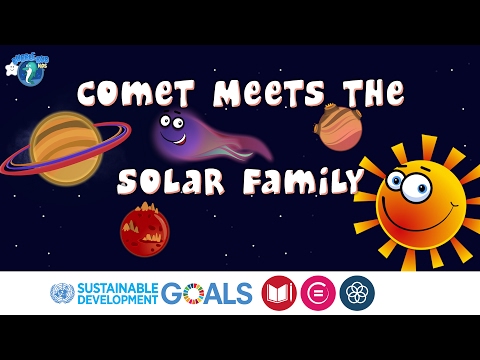 Solar System for Kids | Short Story | Comet Meets the Solar Family | BubbleBud Kids | Story #7 - video from BubbleBud Kids