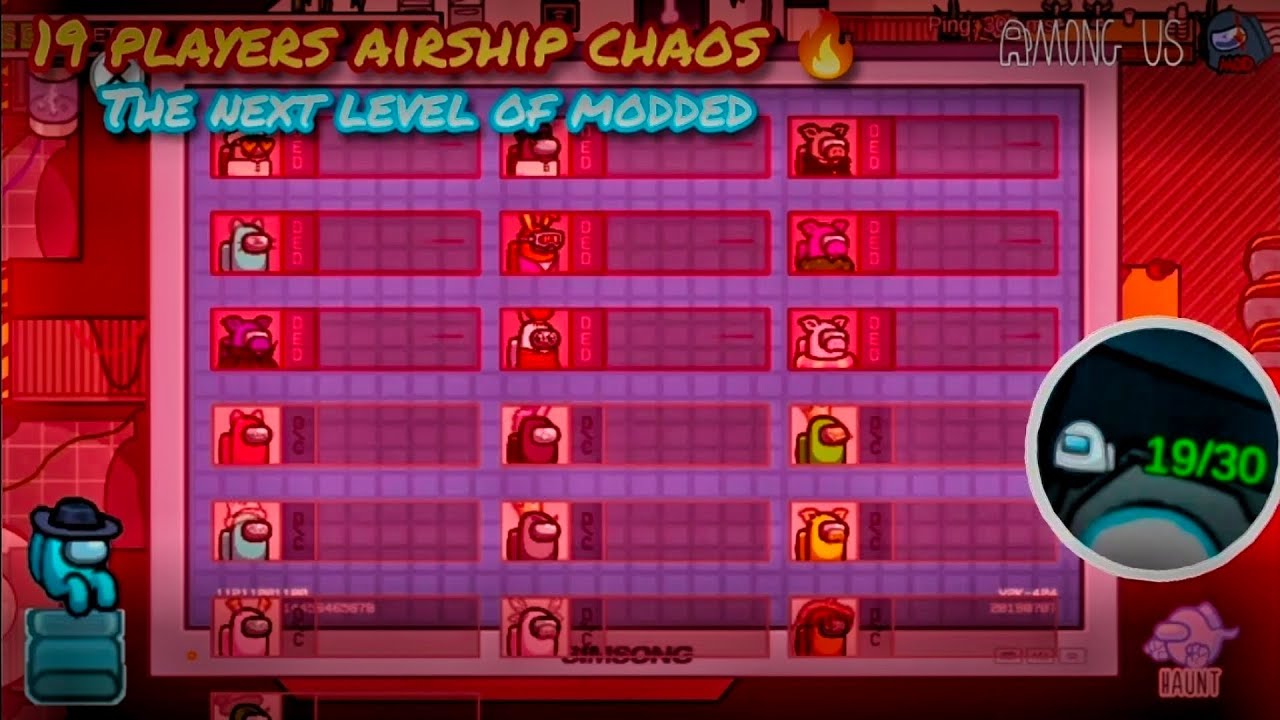Among Us Modded Roles Among Us But With 19 Players?! Full Modded Benefactor Role Walkthrough ...