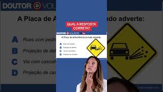 SIMULADO DE PLACAS DETRAN 2023 #shorts  #DR.VOLANTE AUTO ESCOLA ON-LINE