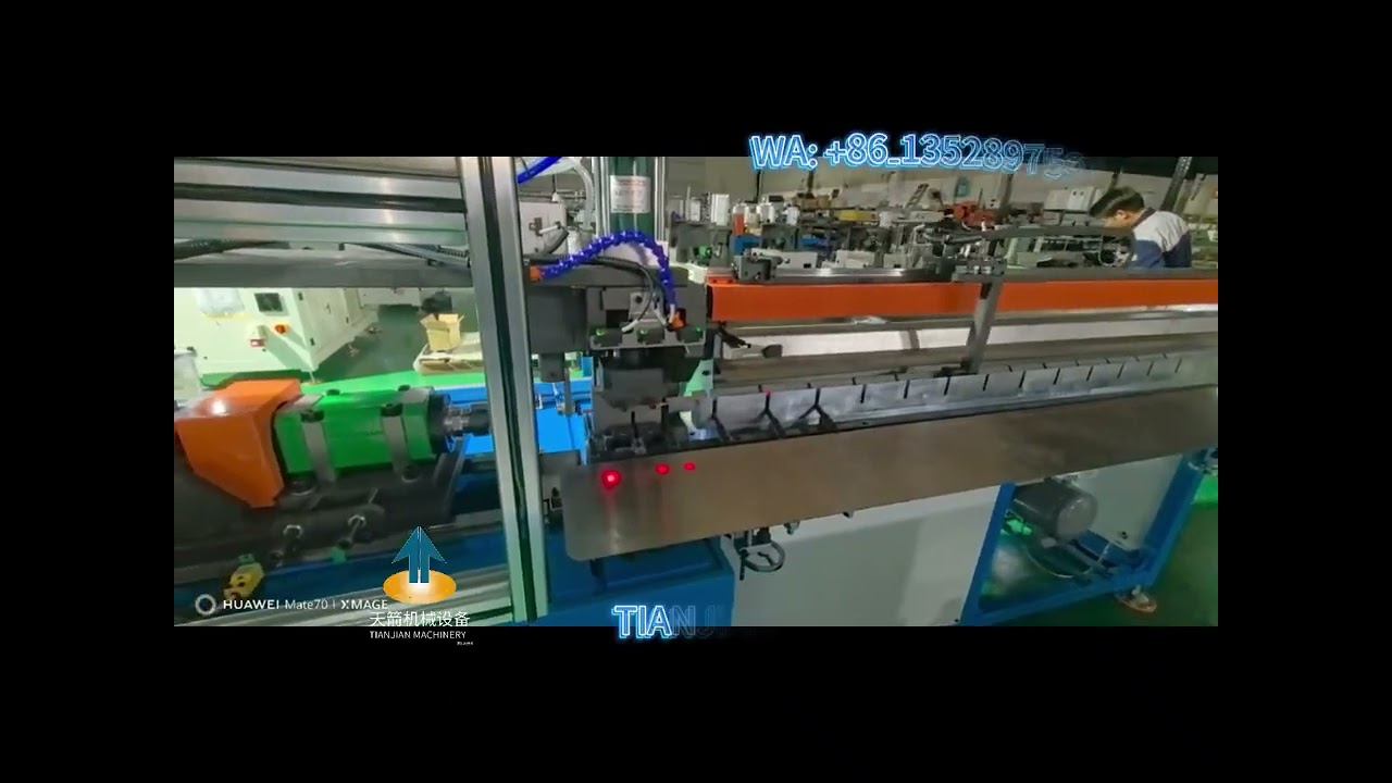 Fully automatic double-end CNC chamfering machine / pipe-end forming machine全自动双端数控倒角机（自动上下料的管端成型机）