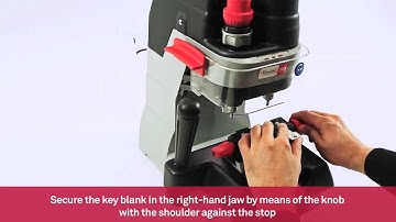 Mechanical key cutting machine for Dimple keys | Keyline 303
